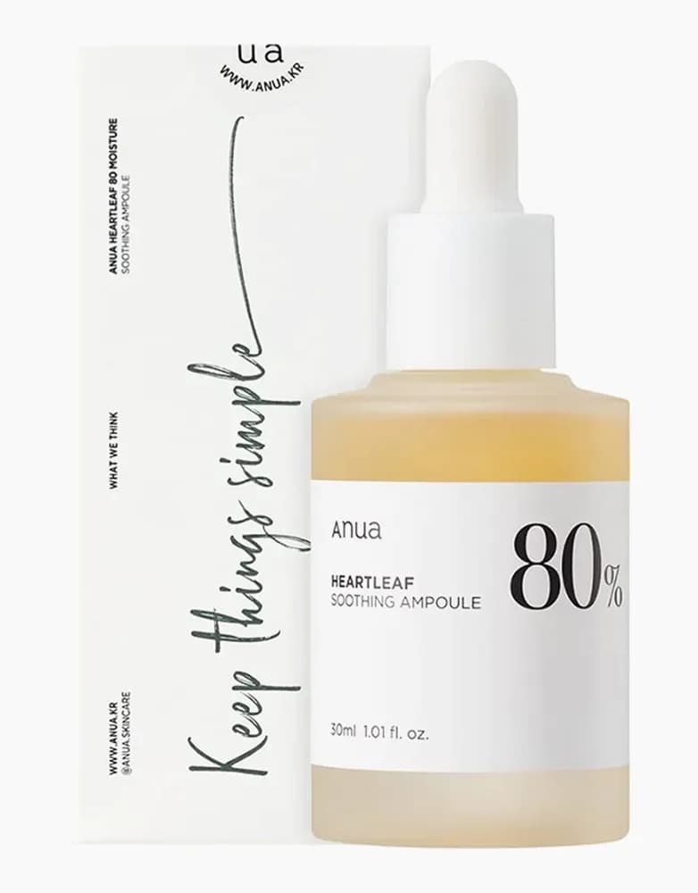 آمپول تسکین دهنده و مرطوب کننده آنوا HEARTLEAF 80% MOISTURE SOOTHING AMPOULE — تصویر ۴