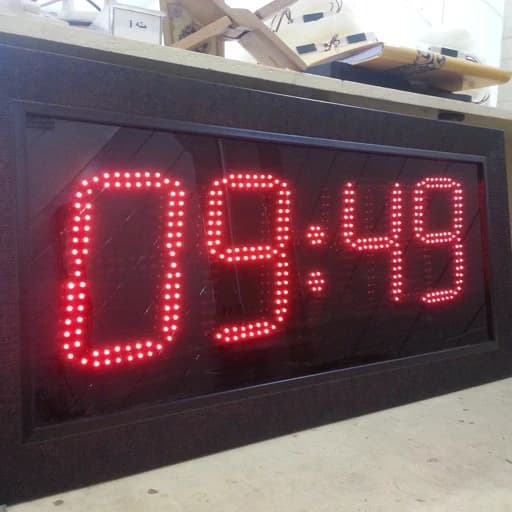 ساعت دیواری دیجیتال led سایز30در70 کارگاهی