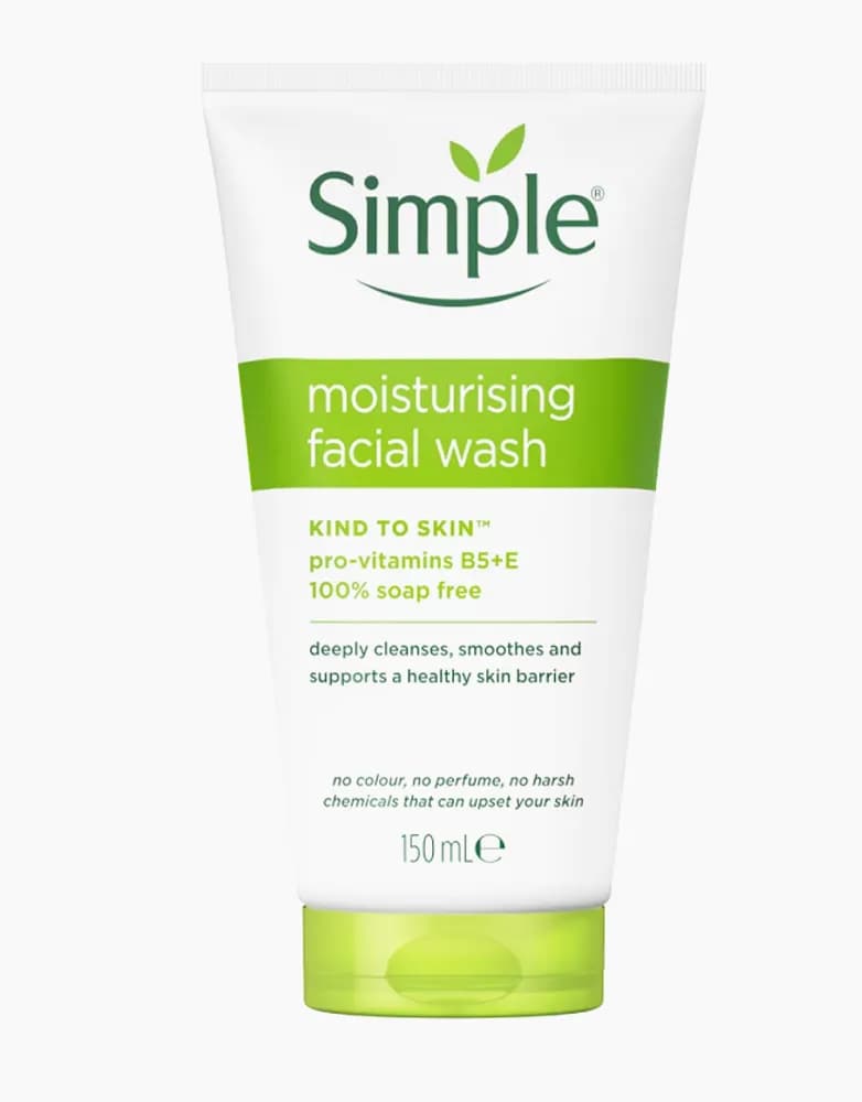 ژل شستشو صورت سیمپل Simple مدل moisturising | حجم 150 میل — تصویر ۵