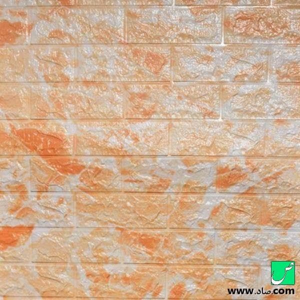 دیوارپوش فومی مدل آجری رنگی