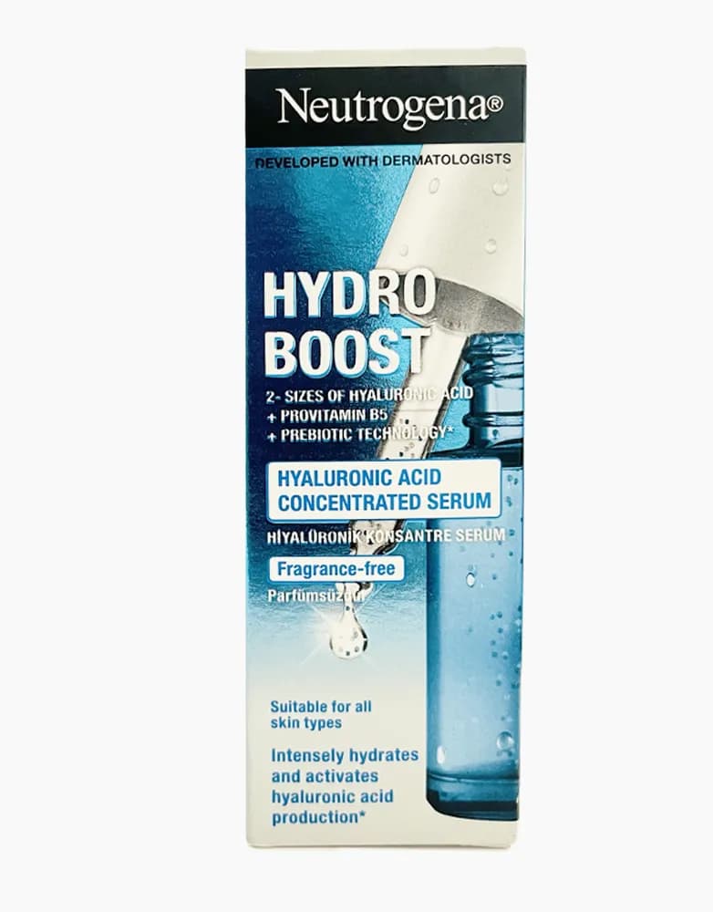 سرم آبرسان هیالورونیک اسید نوتروژینا مدل Hydro Boost | حجم 15 میل — تصویر ۴