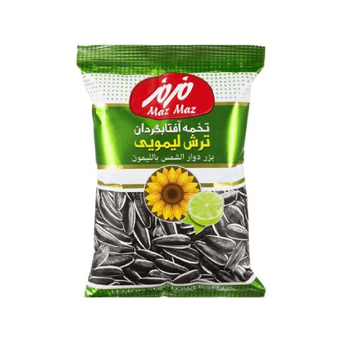 مزمز تخمه آفتابگردان ترش لیمویی 105 گرم — تصویر ۳