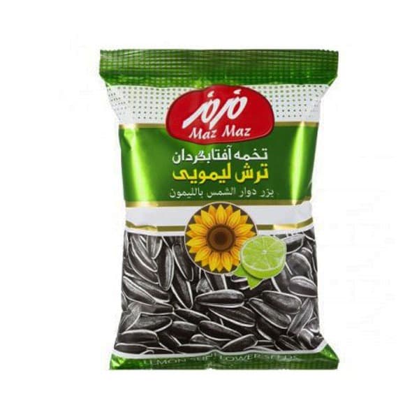 مزمز تخمه آفتابگردان ترش لیمویی 105 گرم — تصویر ۲