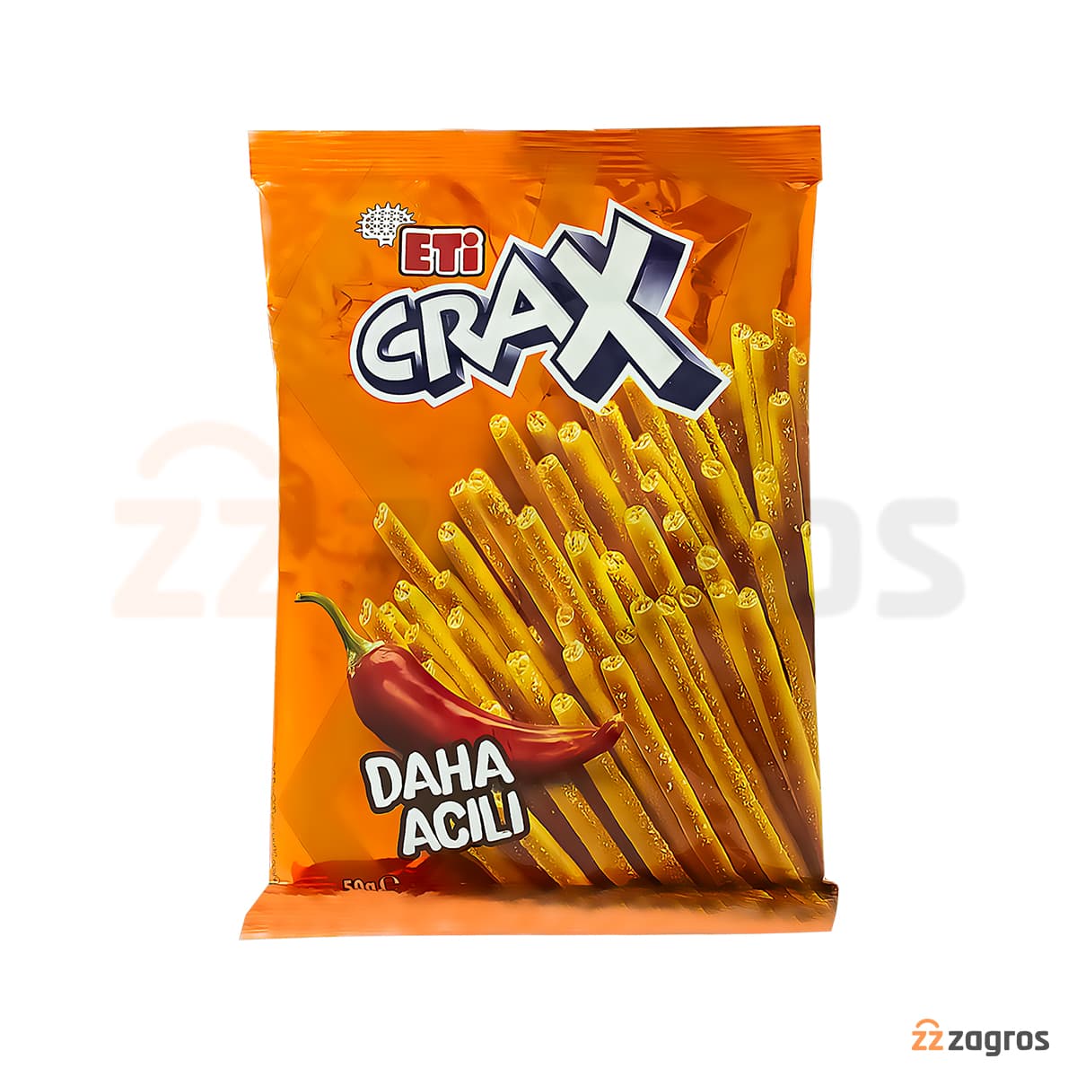 کراکس چوب شور خیلی تند 50 گرم — تصویر ۳