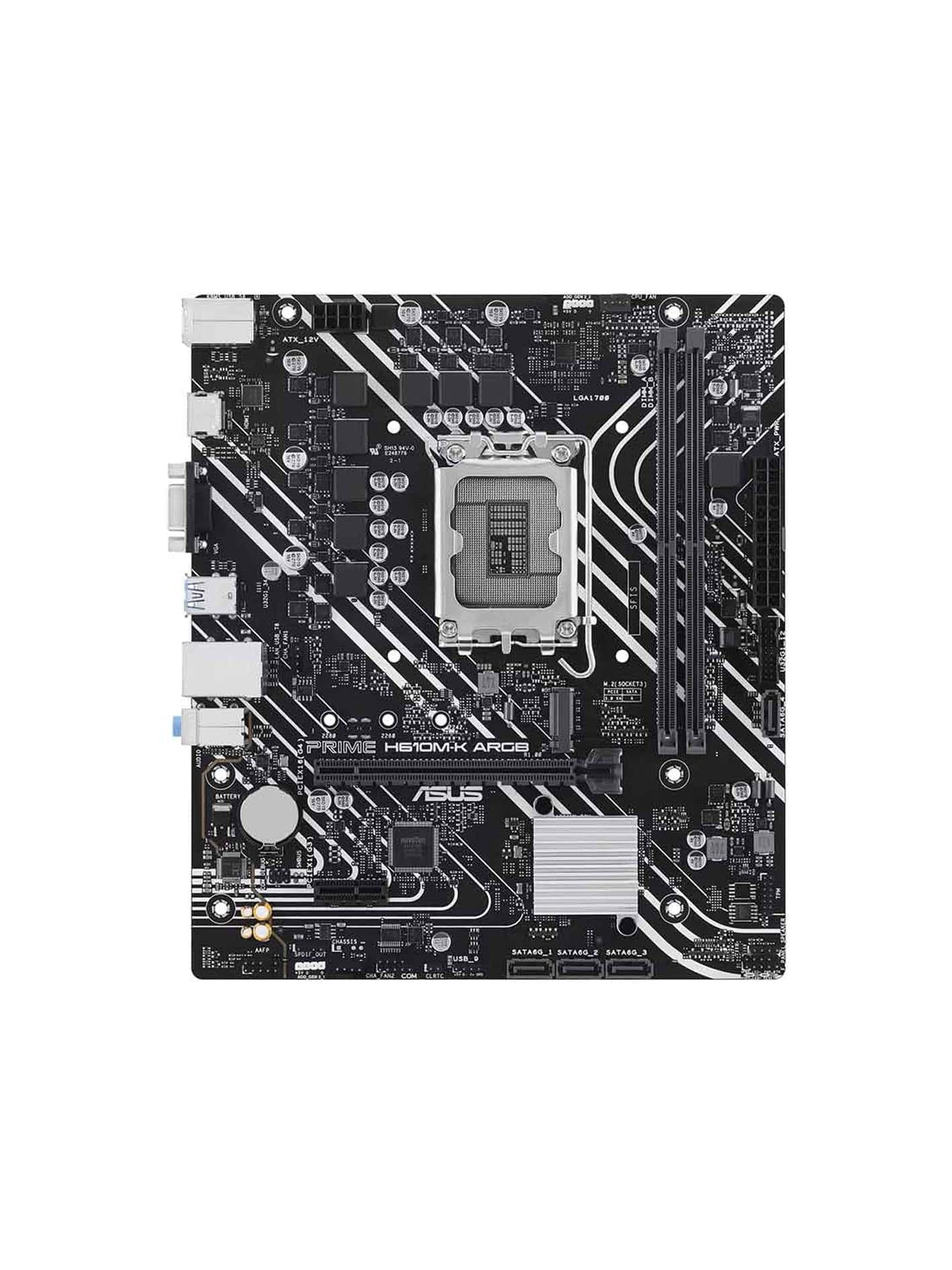 مادربرد ایسوس مدل PRIME H610M-K — تصویر ۲