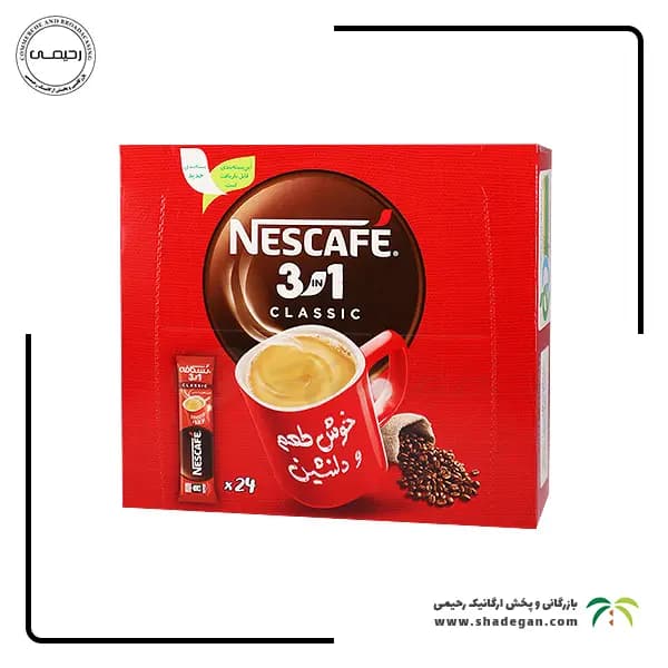 پودر قهوه فوری نسکافه مدل کلاسیک 24 تایی | Nescafe classic 24x
