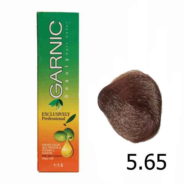 رنگ موی گارنیک قهوه ای شکلاتی روشن شماره 5.65 — تصویر ۲