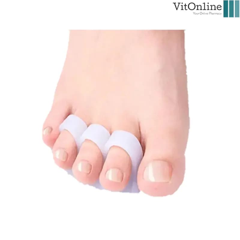 پد سیلیکونی فاصله دهنده انگشتان پا چکشی 3 حلقه orthofeet