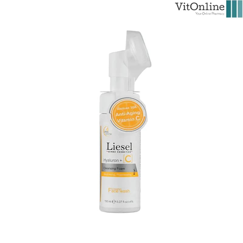 فوم شستشو ویتامین ث و هیالورونیک اسید لایسل 150ml — تصویر ۲