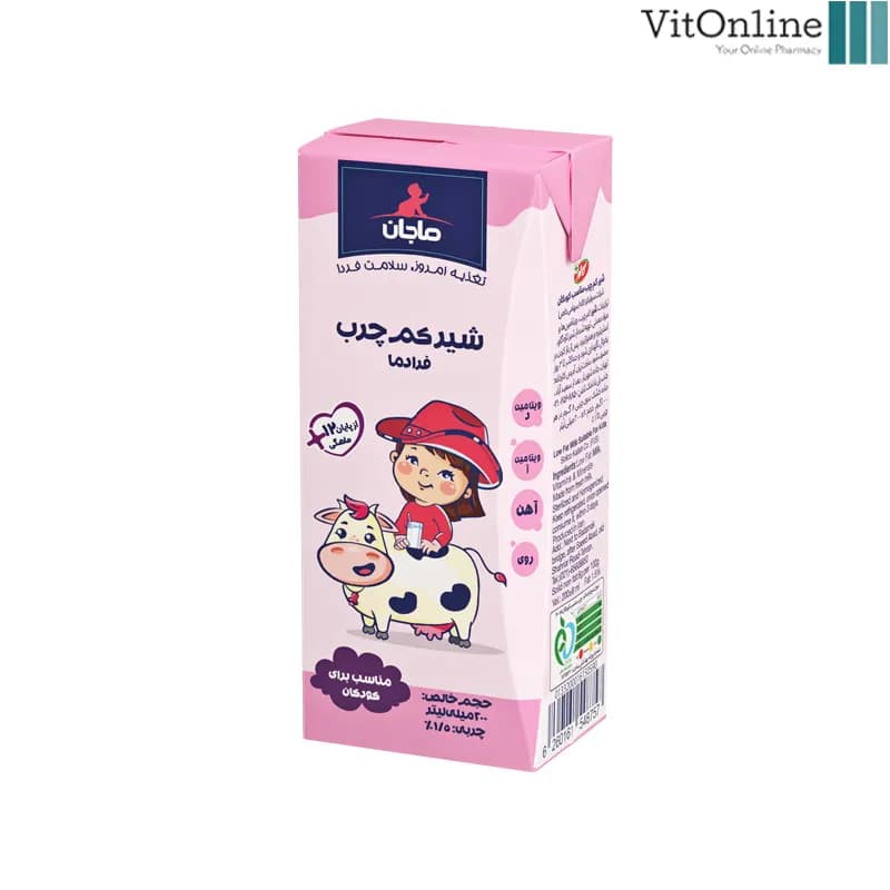 شیر فرادما کم‌چرب ماجان 200 میلی لیتر