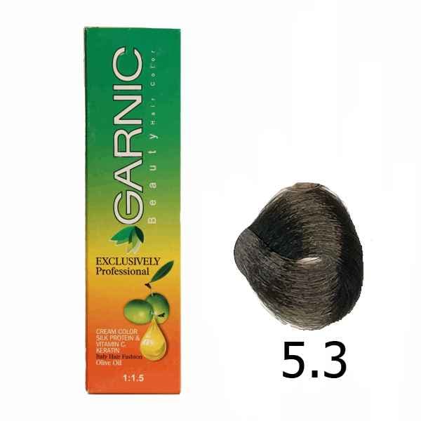 رنگ موی گارنیک قهوه ای زیتونی روشن شماره 5.3