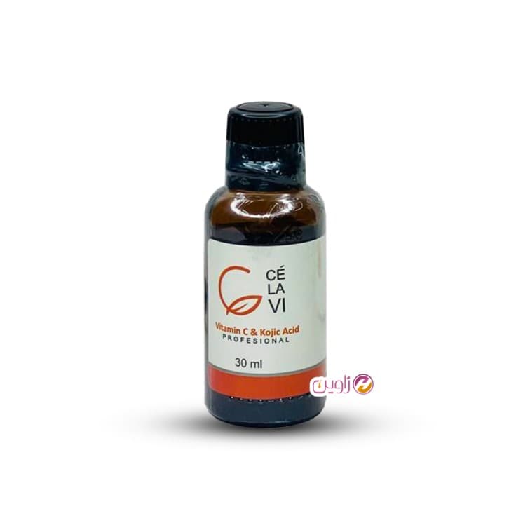 سرم ویتامین سی و کوجیک اسید سلاوی 30میل — تصویر ۶