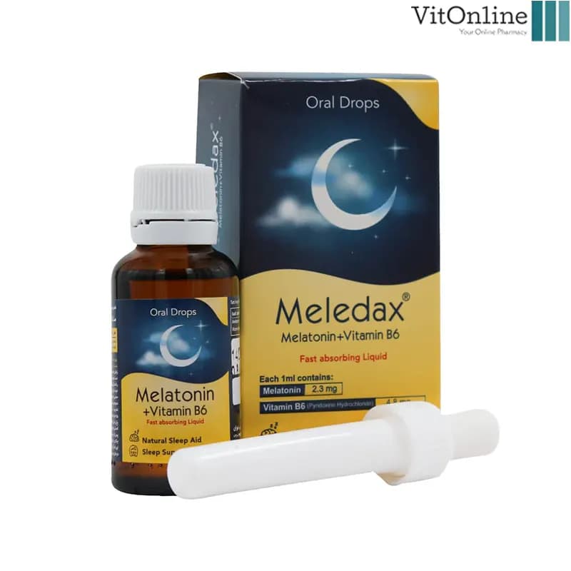 قطره ملداکس ملاتونین و ویتامین B6 خوارزمی 30 میلی لیتر — تصویر ۴