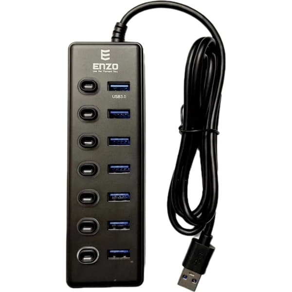هاب 7 پورت USB 3.0 انزو UH-70A — تصویر ۹
