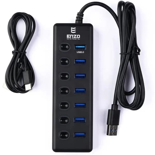 هاب 7 پورت USB 3.0 انزو UH-70A — تصویر ۷