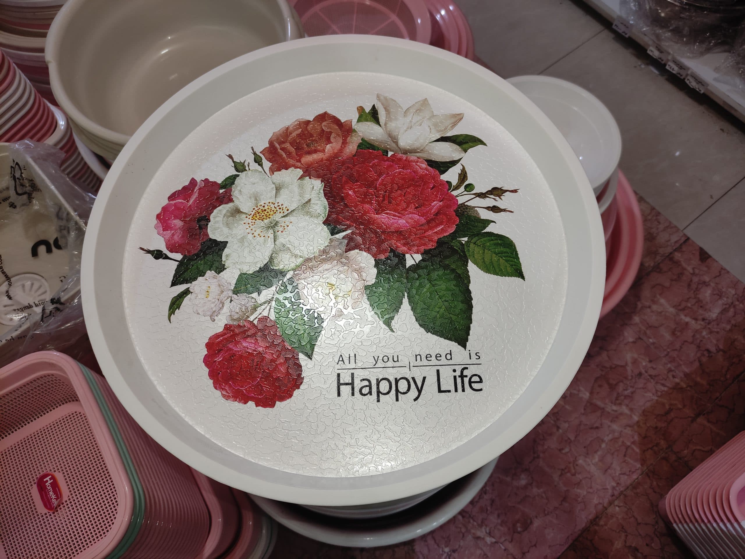 سینی پلی متال گرد 4 — تصویر ۳