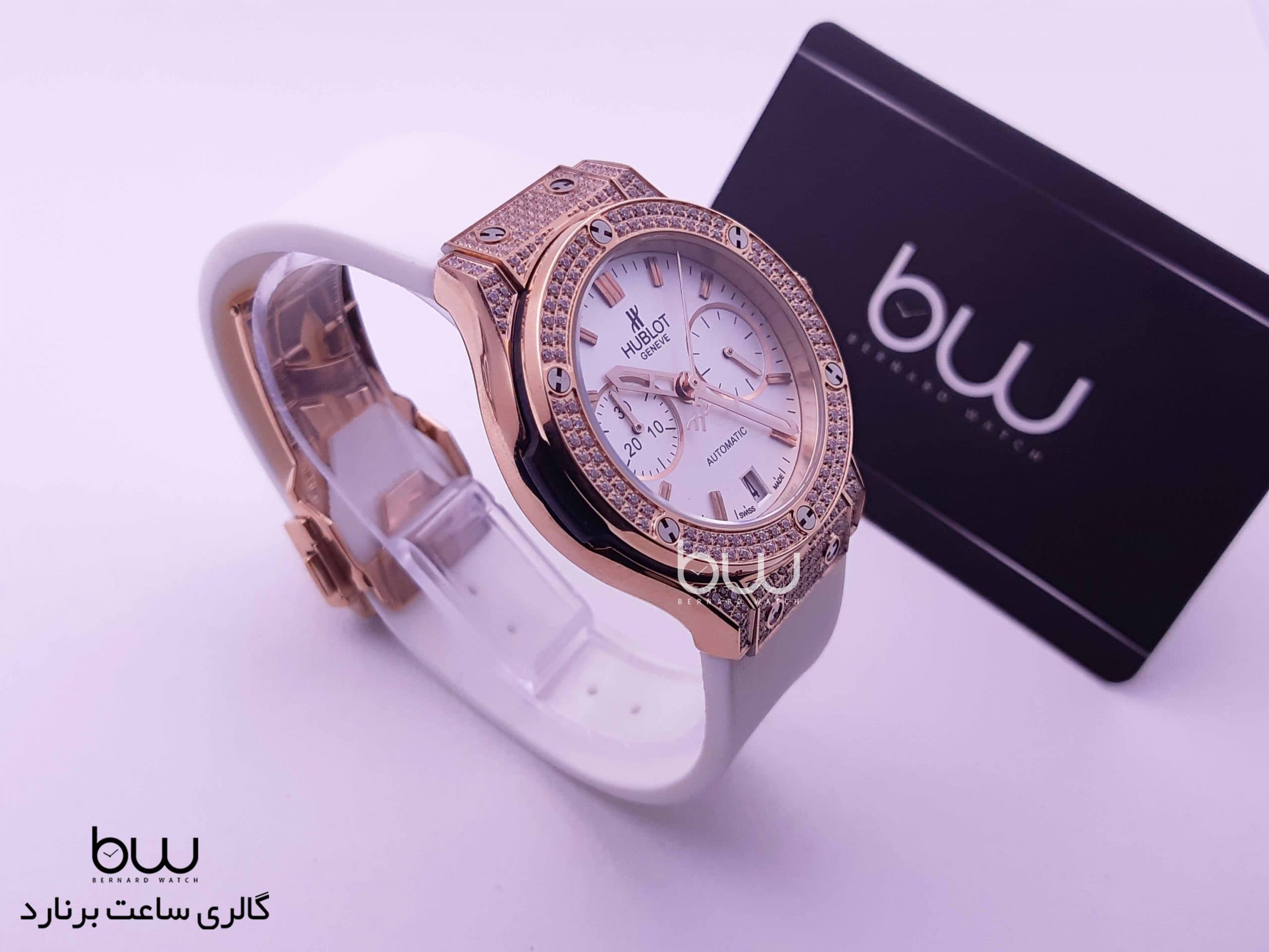 ساعت مچی زنانه هابلوت مدل Hublot Classic Diamonds 14526C — تصویر ۴