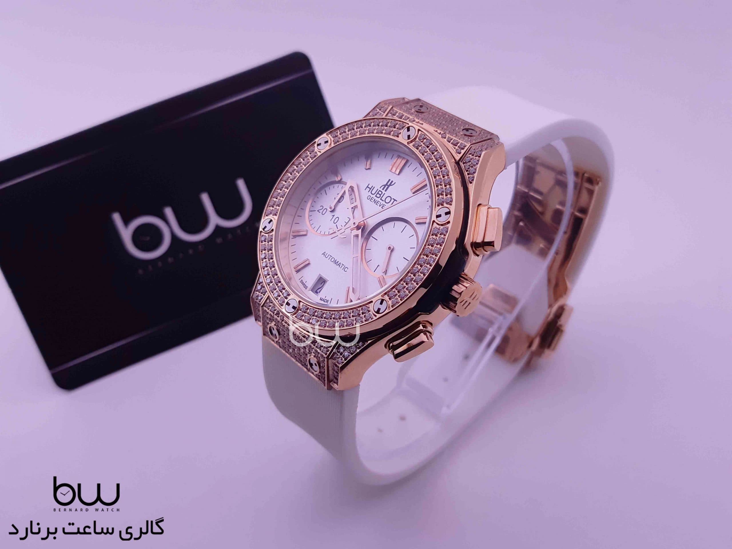 ساعت مچی زنانه هابلوت مدل Hublot Classic Diamonds 14526C — تصویر ۳