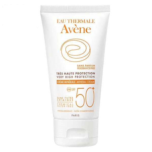 Avene mineral cream ضد آفتاب مینرال اون spf 50 — تصویر ۲