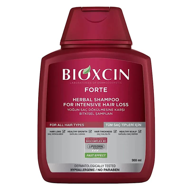 شامپو ضد ریزش بیوکسین Bioxcin Forte قرمز