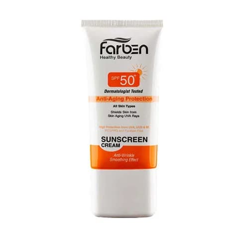 کرم ضد آفتاب Anti Age فاربن +spf50