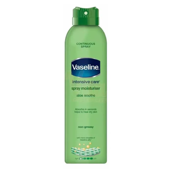 اسپری لوسیون بدن وازلین عصاره آلوئه ورا – Aloe Soothe — تصویر ۲
