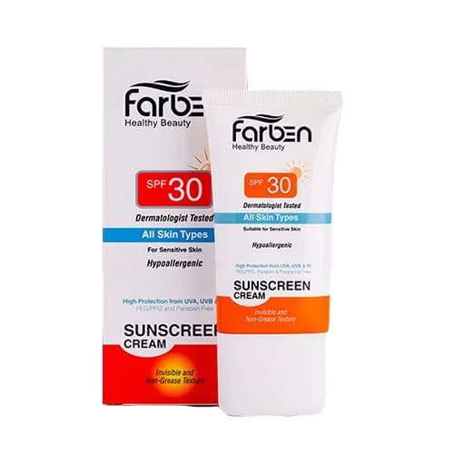 کرم ضد آفتاب فاربن spf30 — تصویر ۵