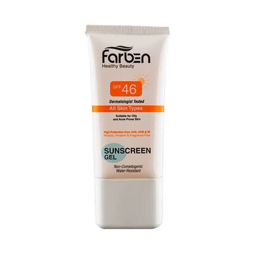 ژل ضد آفتاب فاربن spf46 — تصویر ۴
