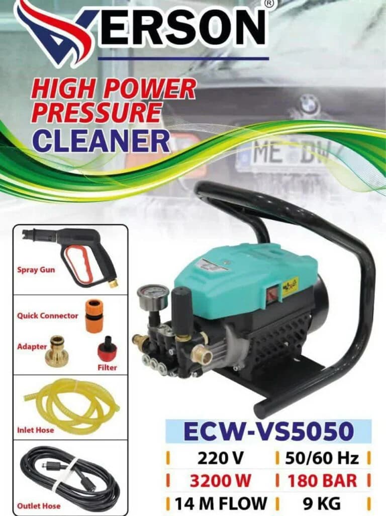 کارواش دینامی 180 بار شاسی دار ورسون مدل ECW-VS5050