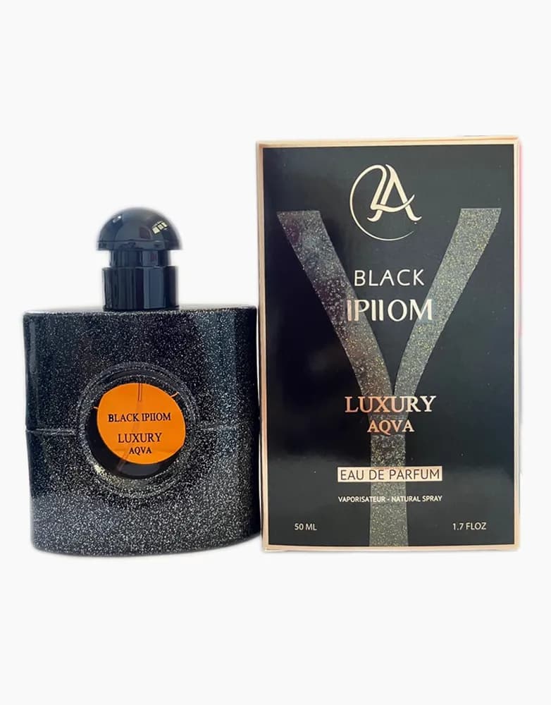 ادکلن بلک اوپیوم برند لاکچری آکوا LUXURY AQUA | حجم 50 میل — تصویر ۵