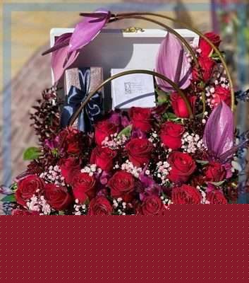 ارسال گل طبیعی برای ساختمان مرکزی بیمه دانا تهران