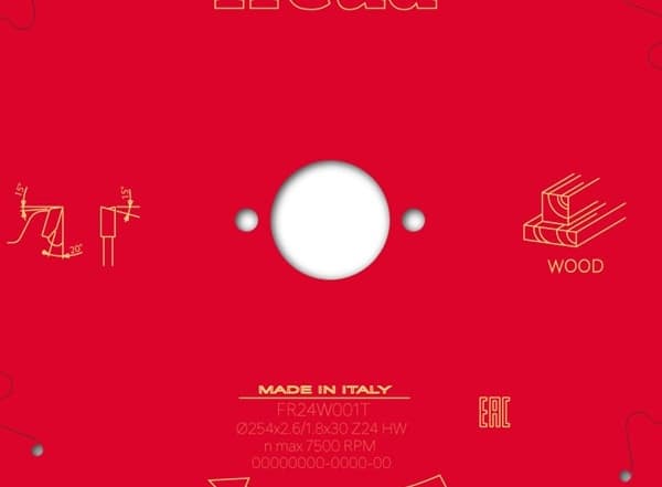 تیغ اره الماسه چوب بر فرود 254×24 مدل FR24W001T — تصویر ۹