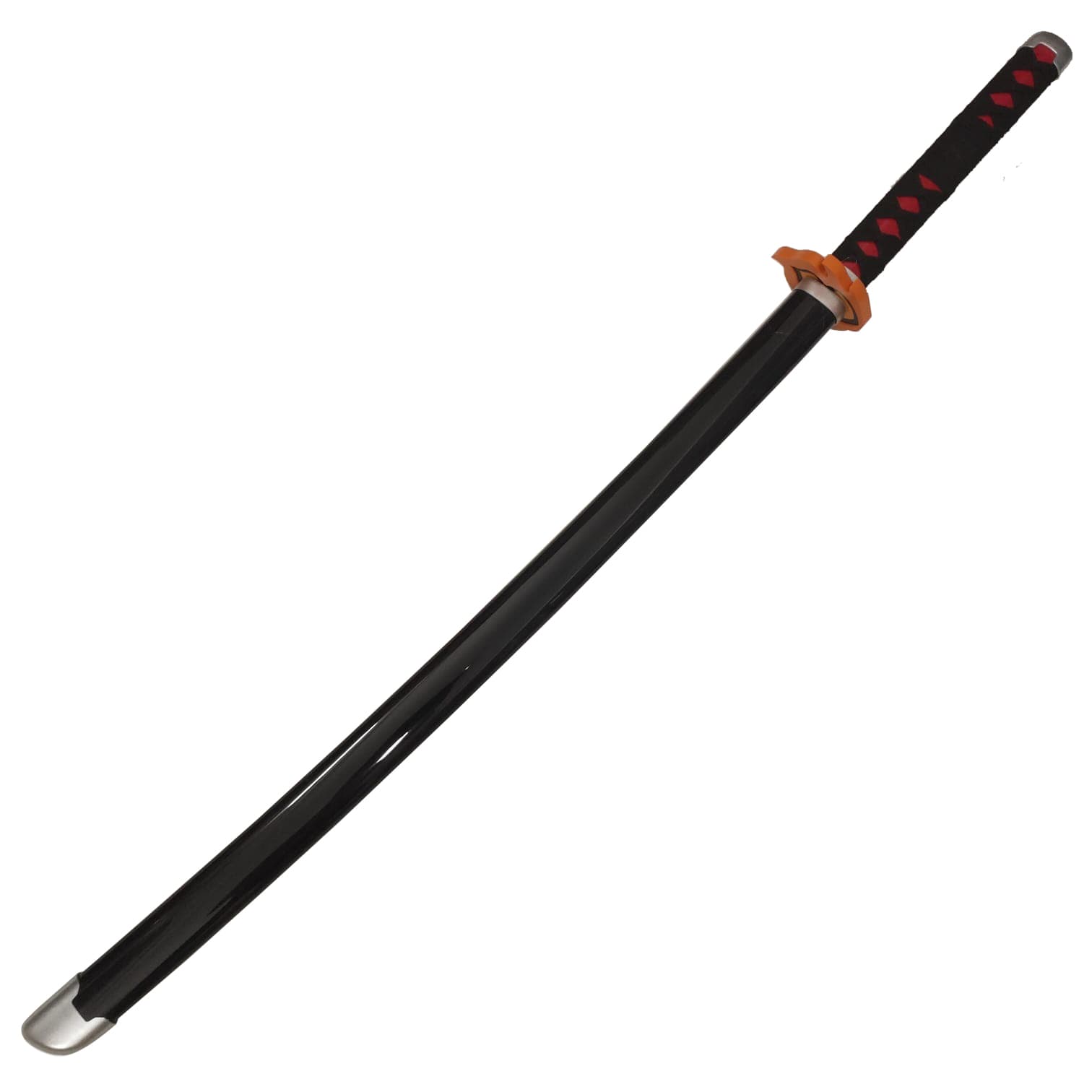 شمشیر چوبی 1 متری مدل تانجیرو کامادو Kamado Tanjiro طرح شیطان کش Demon Slayer کد 03 — تصویر ۳