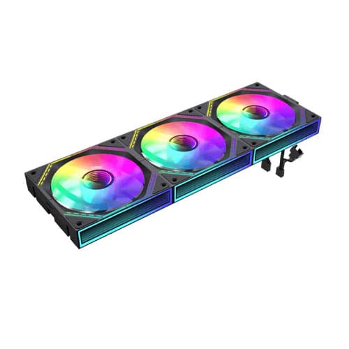 Gamemax FN12A S3I Black 3-in-1 ARGB Computer Case Fan — تصویر ۳