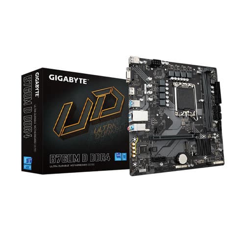 GigaByte B760M D DDR4 LGA 1700 Micro ATX Motherboard — تصویر ۲