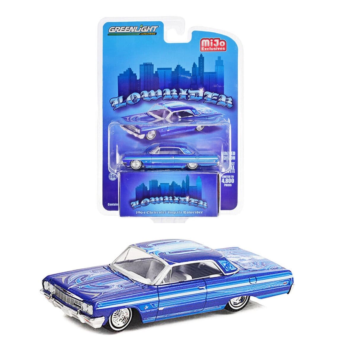 ماکت ماشین گرین لایت مدل CHEVROLET Impala SS Lowrider – 1964 — تصویر ۱۲