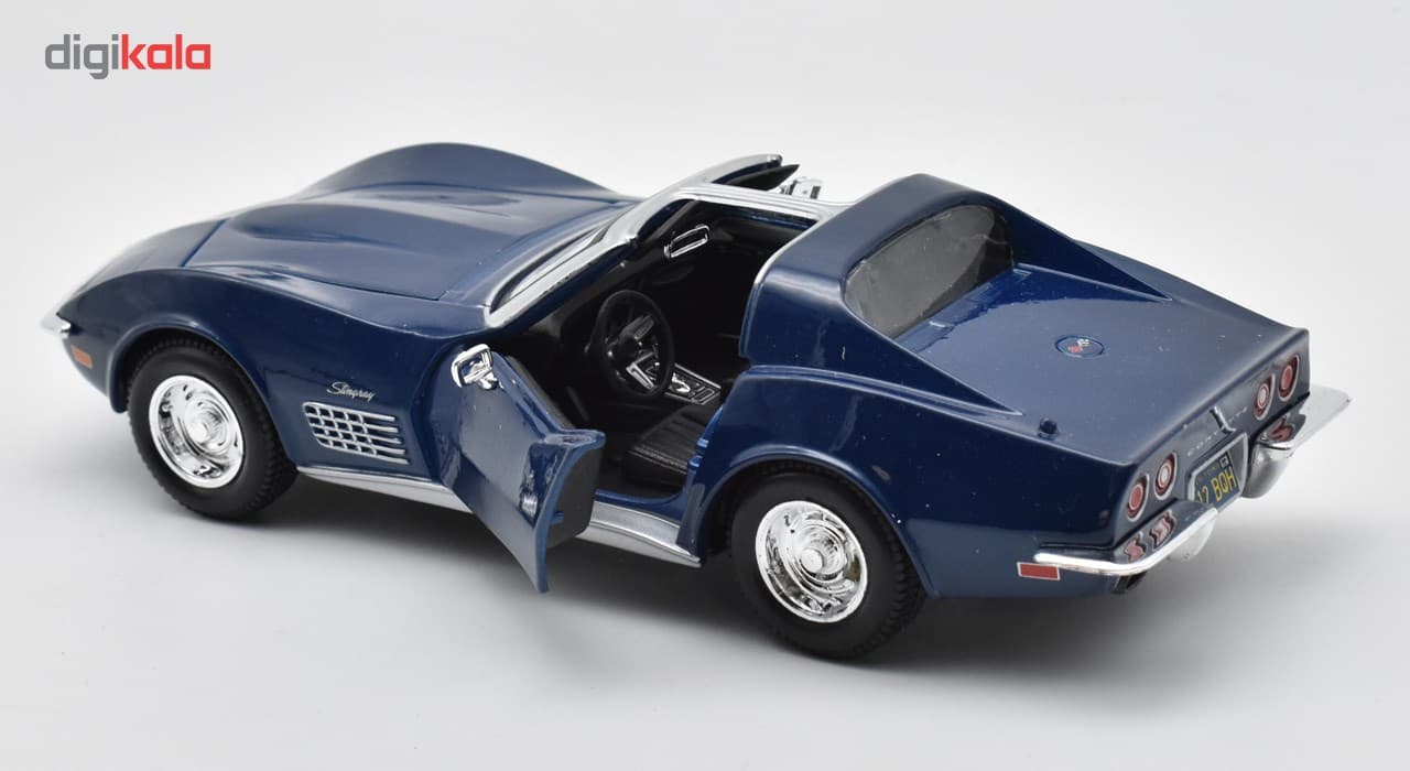 ماشین بازی مایستو مدل Corvette 1970 — تصویر ۶