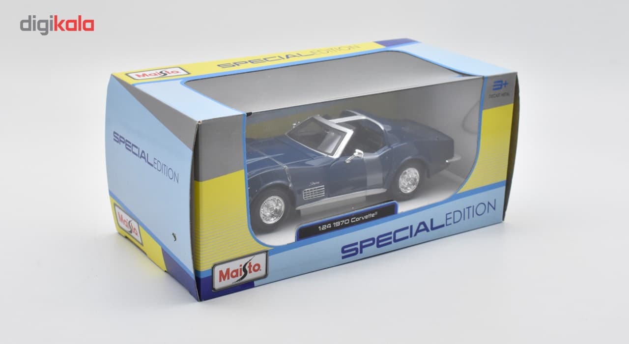 ماشین بازی مایستو مدل Corvette 1970 — تصویر ۹