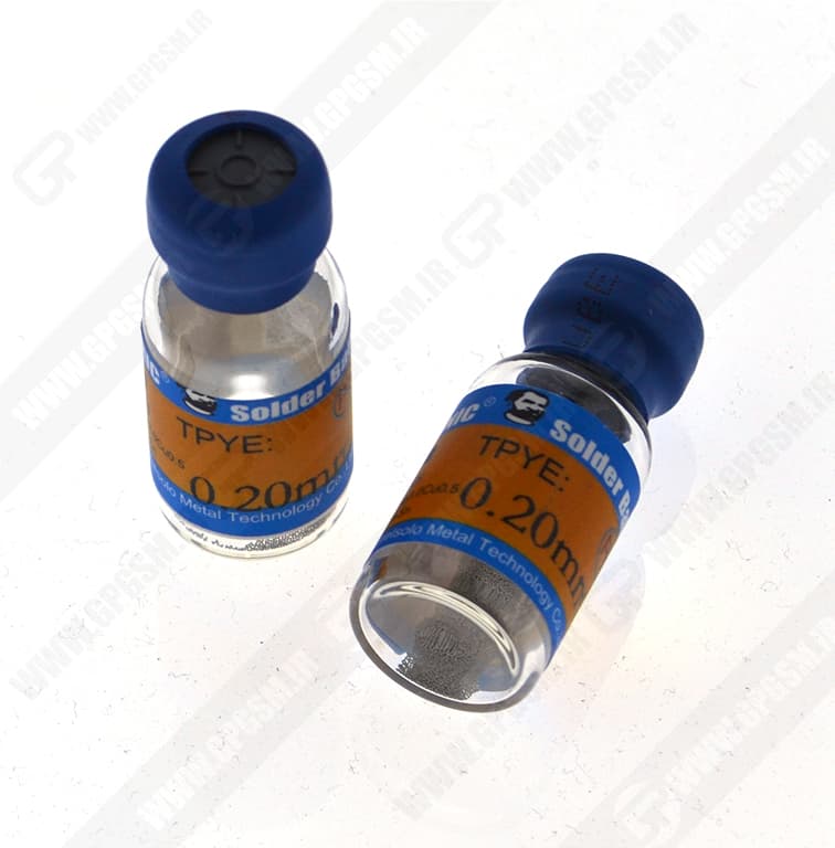 SOLDER BALL 0.2 MM MECHANIC توپ قلع ۰.۲ میلیمتر مکانیک