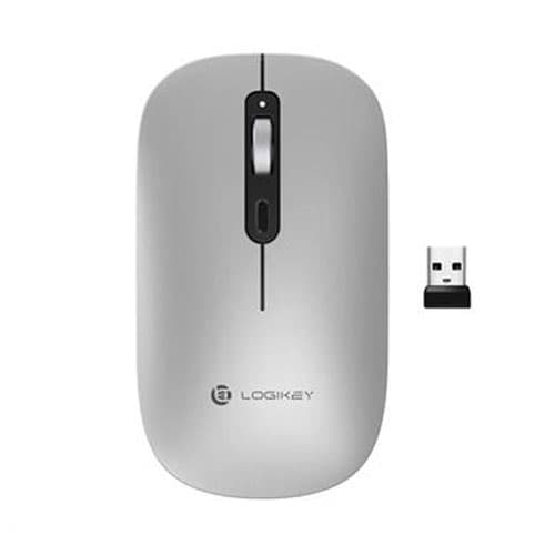 Logikey M224 Wireless Mouse SILVER