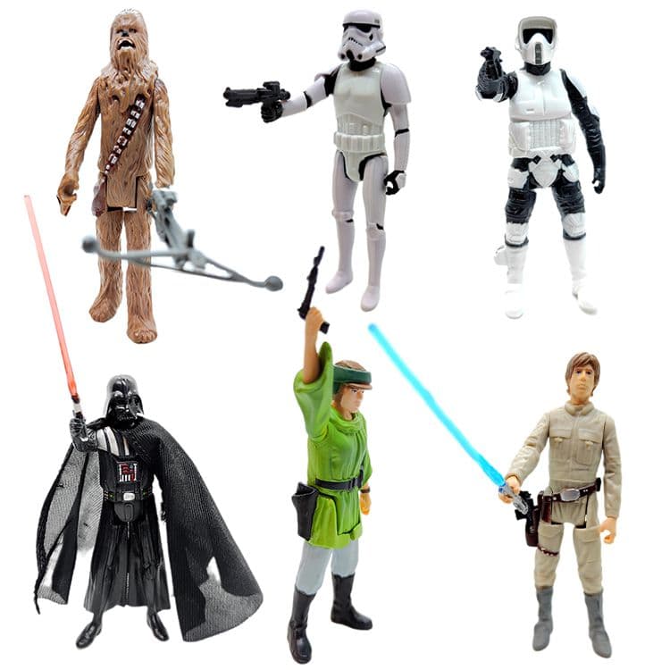 فیگور جنگ ستارگان Star Wars (استار وارز) مجموعه 6 عددی