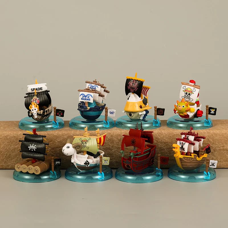 فیگور کشتی های وان پیس Ship One Piece مجموعه 8 عددی — تصویر ۴