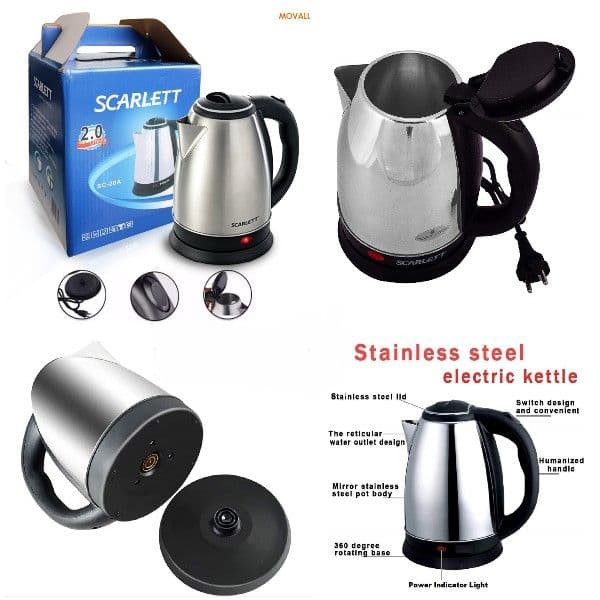 کتری برقی TOP SCARLET حجم 2 لیتری — تصویر ۵