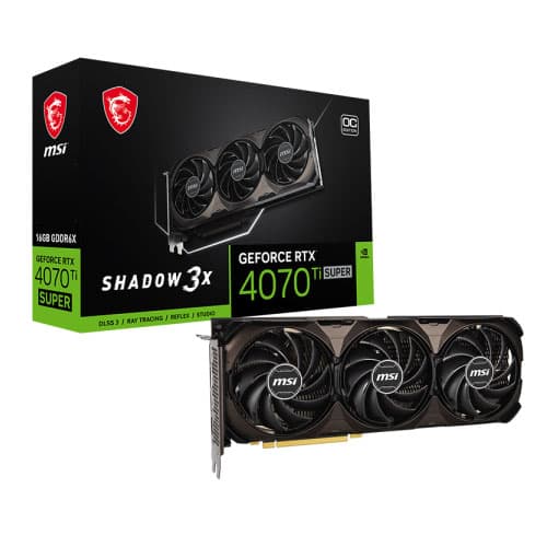 MSI GeForce RTX 4070 Ti Super 16G Shadow 3X OC Graphics Card — تصویر ۳