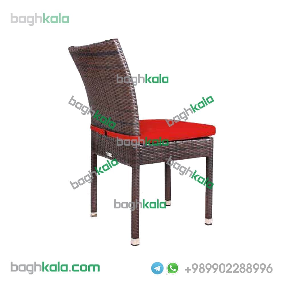 صندلی حصیری بدون دسته مینا