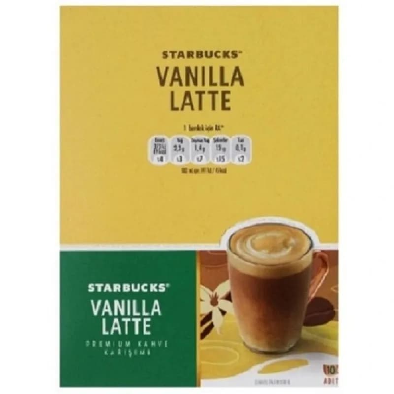 قهوه فوری وانیل لاته استارباکس(STARBUCKS VANILLA LATTE)