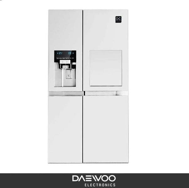 یخچال فریزر ساید بای ساید دوو مدل D5S-3133MW سفید متالیک