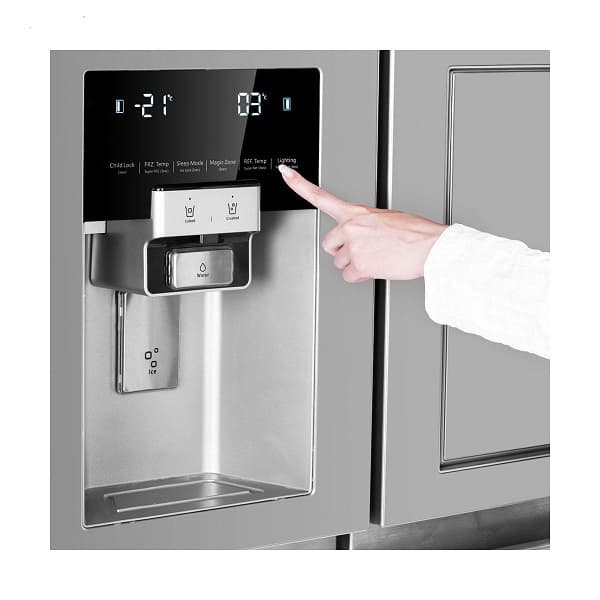 یخچال فریزر دوو مدل D5S-1037MW سفید متالیک — تصویر ۴