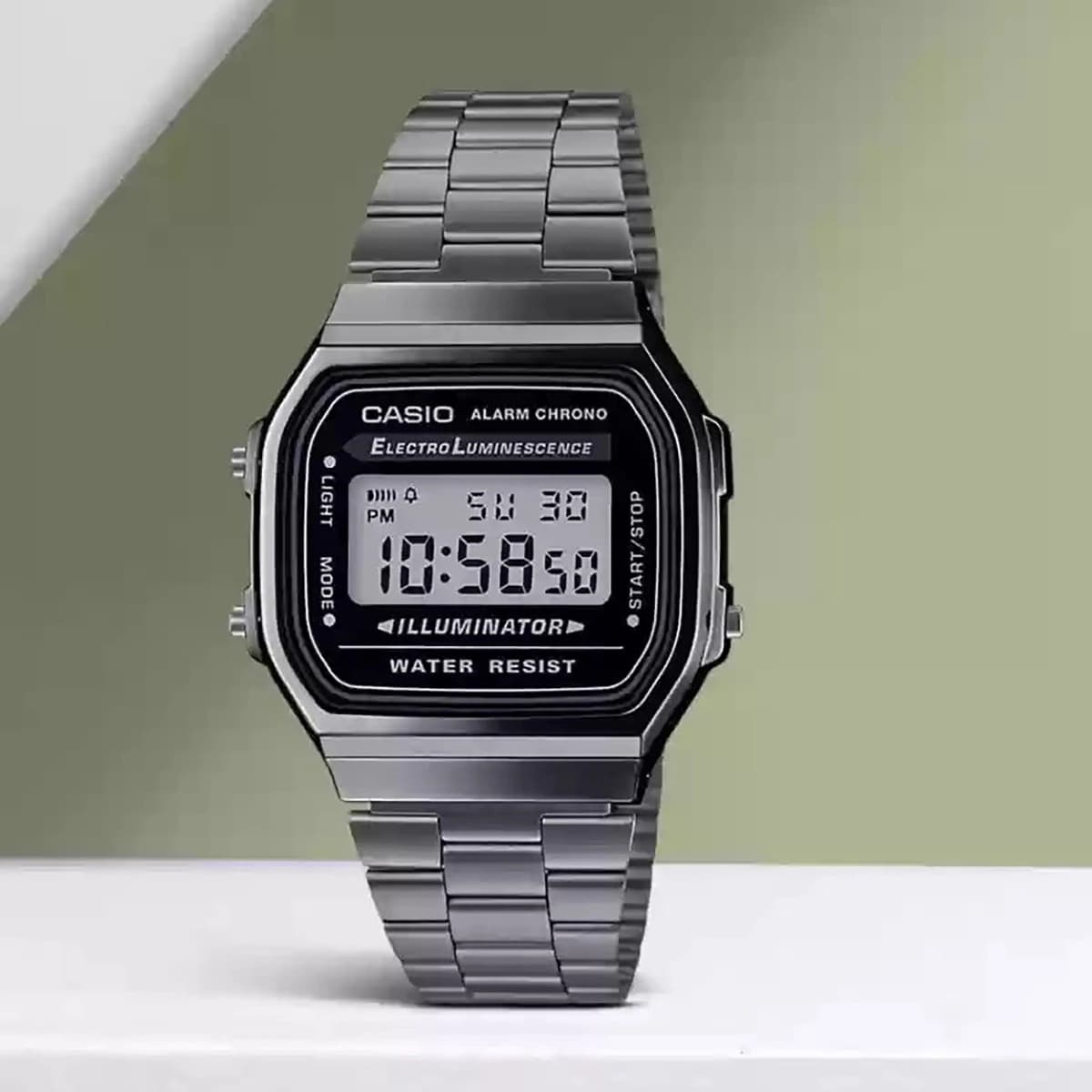 ساعت مچی اسپرت کاسیو مدل A168WGG-1ADF اورجینال — تصویر ۵