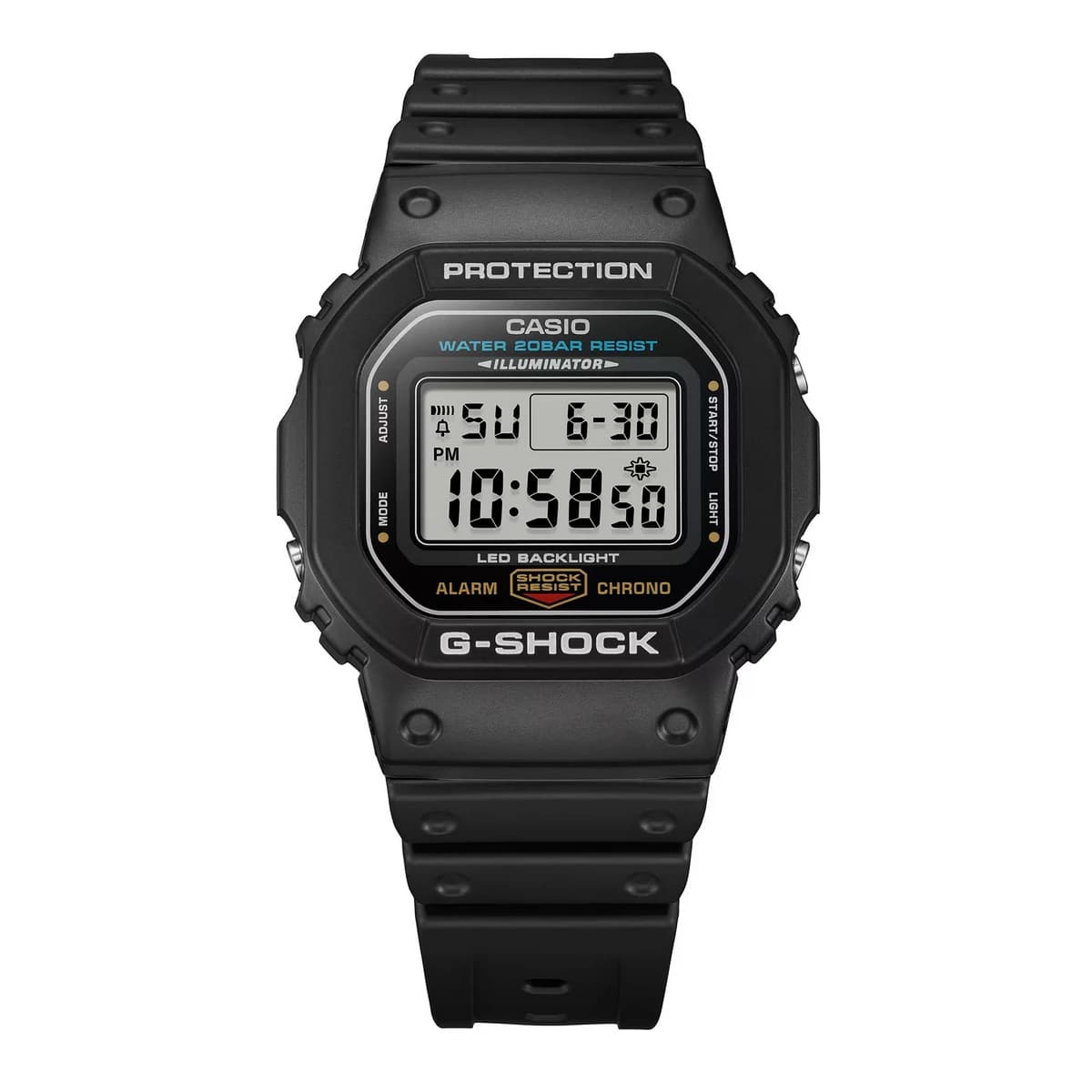 ساعت مچی مردانه کاسیو جی شاک مدل DW-5600E-1VDF اورجینال — تصویر ۸